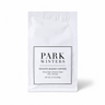 White coffee bag with 'Park Winters' branding on a white background