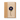 pressed blue flower on cardstock paper inside envelope on white background