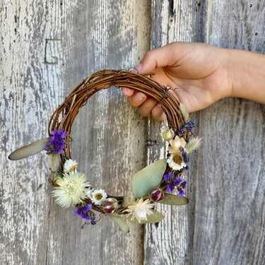 Small Dried Floral Wreath