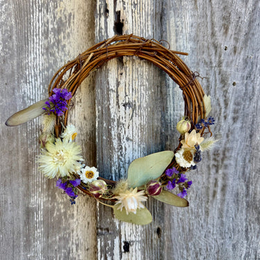 Small Dried Floral Wreath