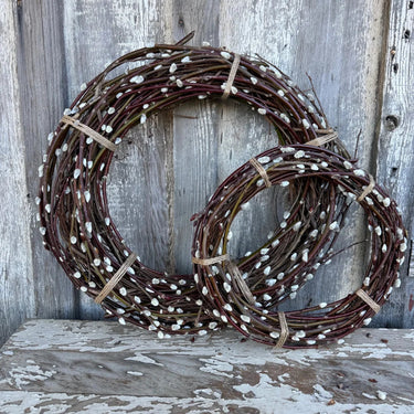 Dried Pussy Willow Wreath