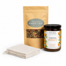 Orange Blossom Honey Jar with Park Winters Farm Tea and Muslin Tea Bags