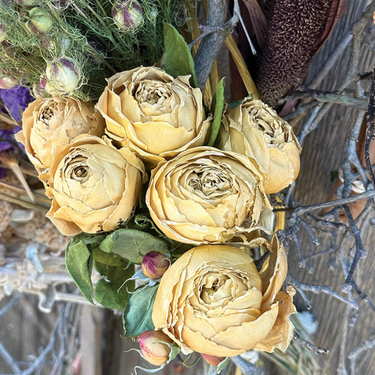 Dried Apricot Rose Bouquet