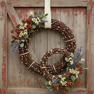 Dried Pussy Willow Wreath